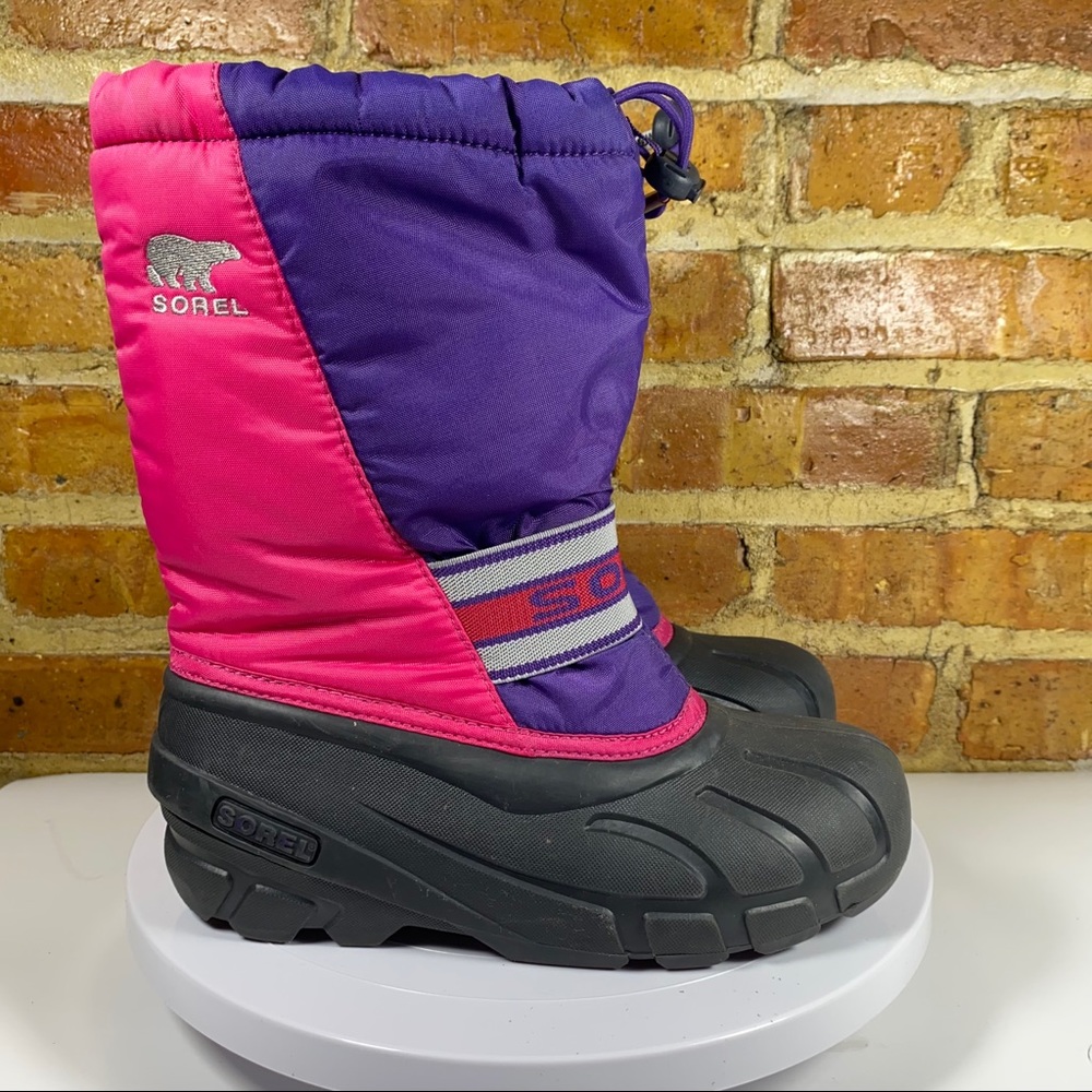 Kids Sorel Cub Waterproof Insultated Snow Boot Nav